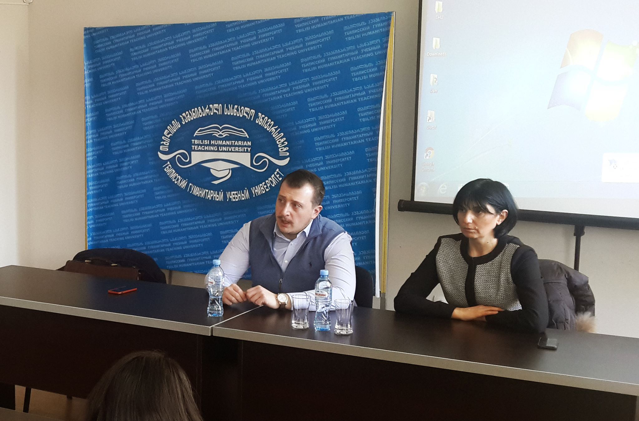 On January 22, 2019, Mr. George Burjanadze, Deputy Public Defender of Georgia visited THU