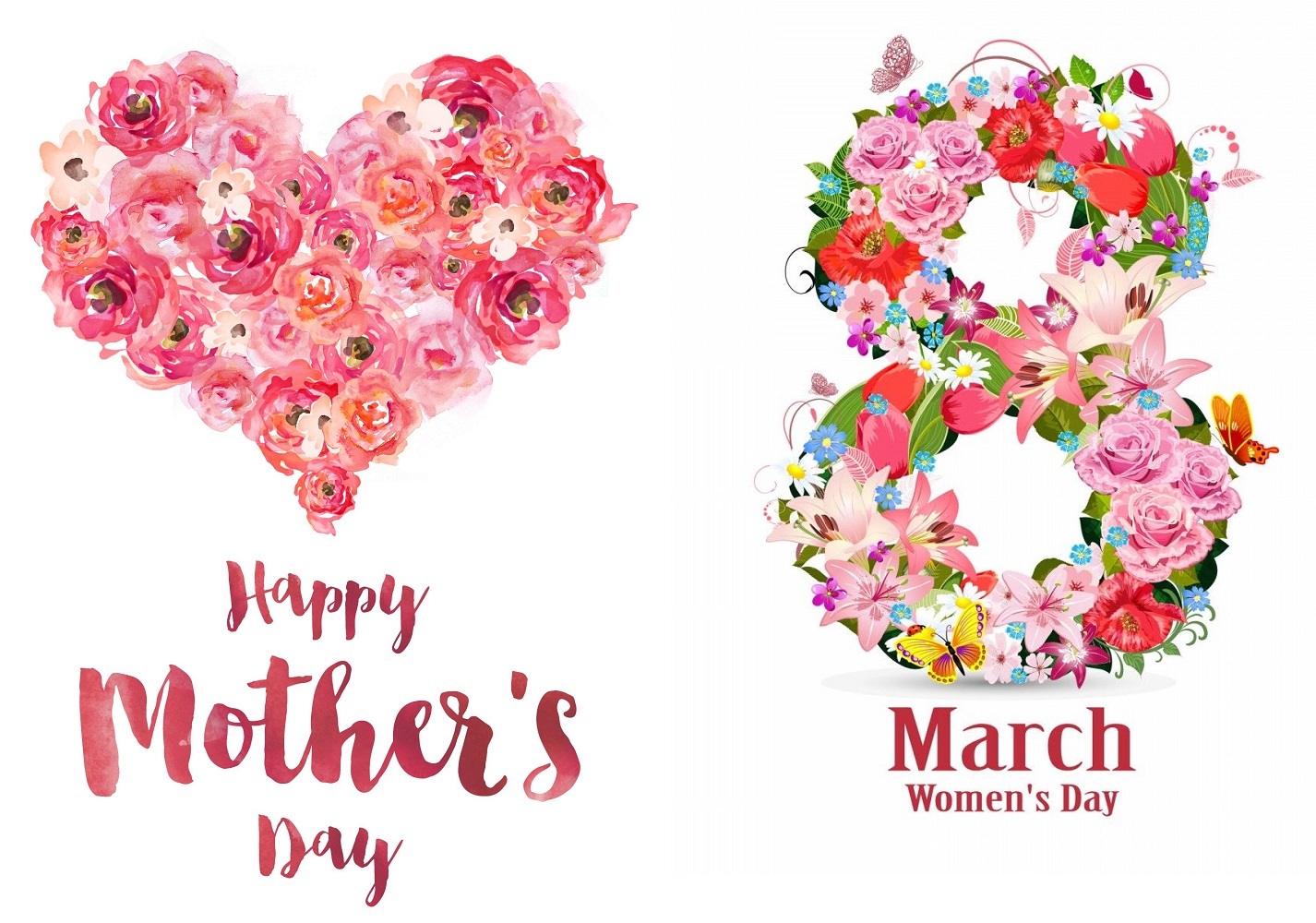 3 მარტი -  დედის დღე  და  8 მარტი - ქალთა საერთაშორისო დღე - უქმე დღეებია!
